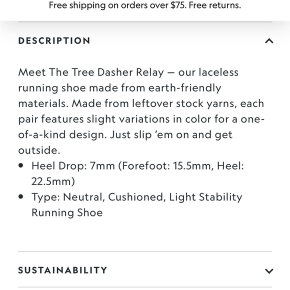 Allbirds, Women’s Tree Dasher Relay size 6 - Picture 6 of 6